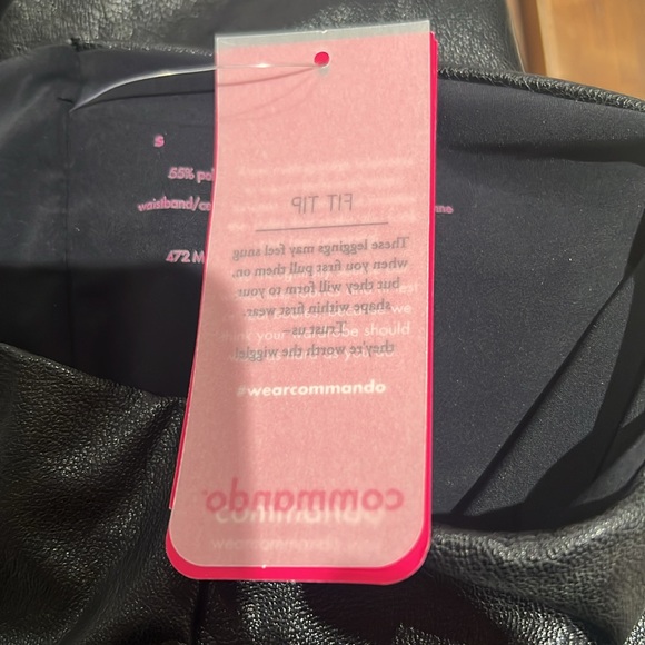 COPY - New Commando Faux Leather leggings Sz S - Picture 2 of 2
